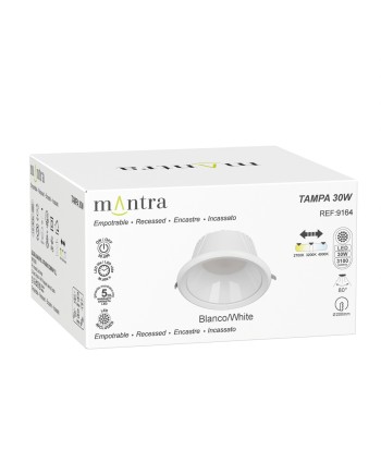TAMPA * EMPOTRABLE IP65 30W CCT  BLANCO